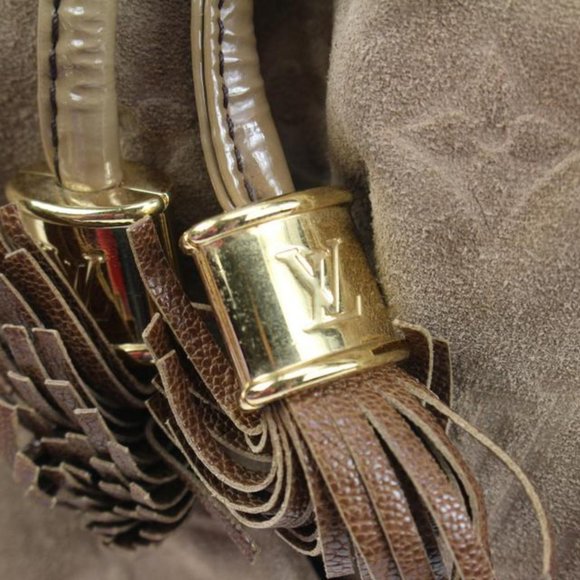 Louis Vuitton Brown Suede x Patent Irene Coco Hobo Bag 67lk322s - Picture 8 of 12